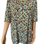 LuLaRoe Disney Goofy Kidcore Vacation Retro Geometric Novelty Stretch Tunic Top Photo 0