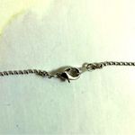 Silver tone half angel wing pendant necklace Photo 4