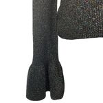 Veronica Beard  Lilia Sweater Metallic Knitted Turtleneck Flared Cuff Women's XS Photo 4