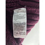 Banana Republic  Cardigan Sweater Medium Shawl‎ Collar Maroon Cotton Blend Photo 3