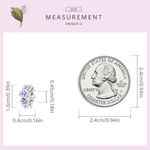 S925 Sterling Silver 925 Flower Bracelet Charm Photo 3