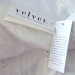 Velvet by Graham & Spencer Gracie Eyelet Dress/Swim in White, Size L NEW $216 White Size L Photo 8