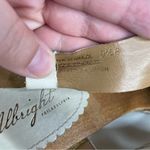 Anthropologie  Miss Albright Leather Bow Wooden Heel Sandals Size 9.5 Photo 8