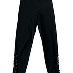 Nike Pro Women's Leggings Small Black with Calf Cutout Details Photo 0