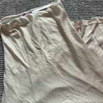 Urban Outfitters  Cream Silk Maxi Skirt Photo 1