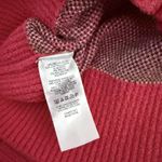 Ann Taylor Jacquard Plaid Boyfriend Cardigan Jubilee Red Size XS Photo 6