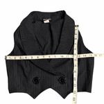 Wet Seal Vintage Y2K  Pinstripe Cropped Vest Size Large Photo 1