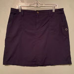 Croft & Barrow  Navy Blue Stretch Cargo Skort Size 14 Photo 0