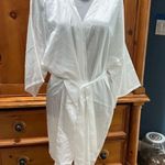 Bride Robe, white satiny material, wore 2 hours Size XL Photo 0