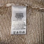 Isaac Mizrahi Live Floral Button‎ Front Cardigan Sweater Cream Small Gold Photo 4