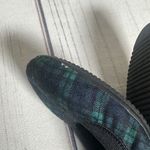 Lands' End  Womens 8 B Ballet Flat Shoe Round Toe Elastic Trim Slip On Plaid EUC Photo 6