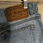 Vintage Liz Claiborne Liz Wear High Rise Mom Denim Jorts Shorts‎ Blue Size 14 Photo 5
