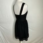 Jodi Kristopher  Black Halter Top Eyelet Lace Dress Size 3 Jr. NWT Photo 9
