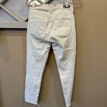 AGOLDE  Sophie Crop‎ Skinny Denim Jeans in White Shoreline Destruct Size 27 Photo 4