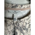 NEW H Halston Studio Sweater Womens Large Marble Print Pullover Long Sleeve Photo 1