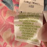 Lilly Pulitzer MICHELLE CAP SLEEVE VNECK TSHIRT COTTON STRETCHY OINK BLUE TOP S Photo 5