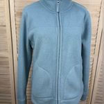 Merona  Full Zip Fleece Jacket Dusty Blue-Large Photo 1