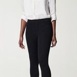 Spanx  Sz Large Jean-ish Ankle Leggings Black Stretch Pant Shaping Crop Women's Photo 0