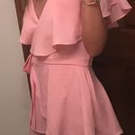 Pink Lily Pink Wrap Romper  Photo 0