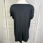 MOSSIMO Black Lace Shoulder T Photo 2