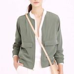 J.Crew Utility Green Light Weight Jacket Photo 6