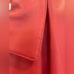 Elisabeth Genuine Pink Red Women's Leather Jacket Size 1X Photo 6