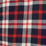 Talbots NWT Boho Red Navy Plaid Wool Mini Skirt Sz 14W Photo 7