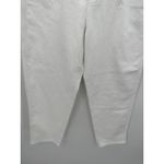 J.Crew Peggy High-Rise White Cotton Blend Denim Tapered Jeans Women's Size 32 Photo 2