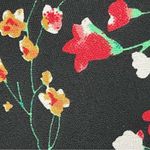 Walter Baker  Floral Cottegecore  Dress 10 Women's Black Boho Peasent Whimsical Photo 7