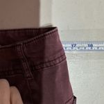 Anthropologie Pilcro The Demilune Boot Utility Flare Pant Plum Size 29” Size 8 Photo 3