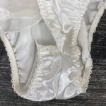 Natori  White Satin & Lace Bodysuit Petite S Photo 3