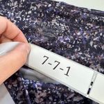 Athleta Leggings Womens Medium Petite Purple Rainer Printed Mesh Tight Photo 3