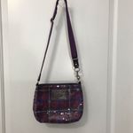Coach Poppy Plaid Sequin Crossbody Shoulder Collectible Bag EUC Photo 3