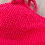 SheIn  Neon Pink Bikini Top Photo 3