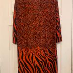 NWT Michael Kors Casual Brick Red Midi 1X Dress. 2688 Photo 7