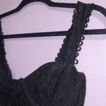 Quiet Storm Corset Top Women Size M Black Lace Y2K Romantic WhimsiGoth Size M Photo 1