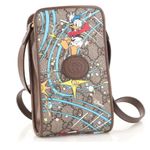 Gucci  Disney Donald Duck Phone Case Crossbody Bag Printed GG Coated Canvas Photo 1