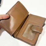 Coach  Signature Medium Corner Zip Wallet - Brown/Khaki Photo 3