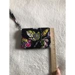 Vera Bradley MOON BLOOMS BLACK FLORAL TURNLOCK WRISTLET Removable Wrist Strap Photo 2