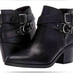 G by Guess  Black DUSTYN Ankle Boots with Buckles Size 6 Photo 0