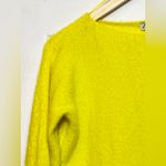 ZARA Women’s Knit Fuzzy Neon Cropped Sweater Bell Sleeves Photo 7