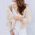 Chicwish  Knit Your Love Ivory Heart Shape Pompoms Chunky Knit Cardigan Sweater S Photo 7