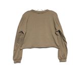 Charlotte Russe Tan Cropped Sweater Womens XS Neutral Casual Minimalist Y2K Boho Photo 3
