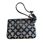 Coach Retro Poppy Black White and Silver Pop Art Small Zip Wristlet Photo 2