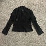 Akris Black Net Open Grid Blazer SIZE 6 Photo 4