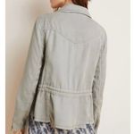 Anthropologie Marrakech NWT Ronika Moss Green Draped Moto Zip Jacket XS Photo 5