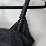 Aerie black lace strappy bralette size XL Photo 5
