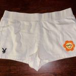Playboy  By Pacsun Fleece White Shorts Photo 1