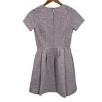 Club Monaco  Black White Speckled Cotton Blend Fit Flare Dress Size 2 Photo 4