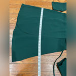 Topshop  Dark Green Long Sleeve Dress Photo 6